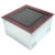 Coppervein Powdercoat Black Recessed Lid for Carpet Install